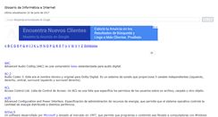 Desktop Screenshot of internetglosario.com