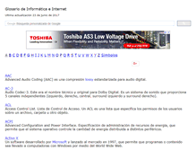 Tablet Screenshot of internetglosario.com